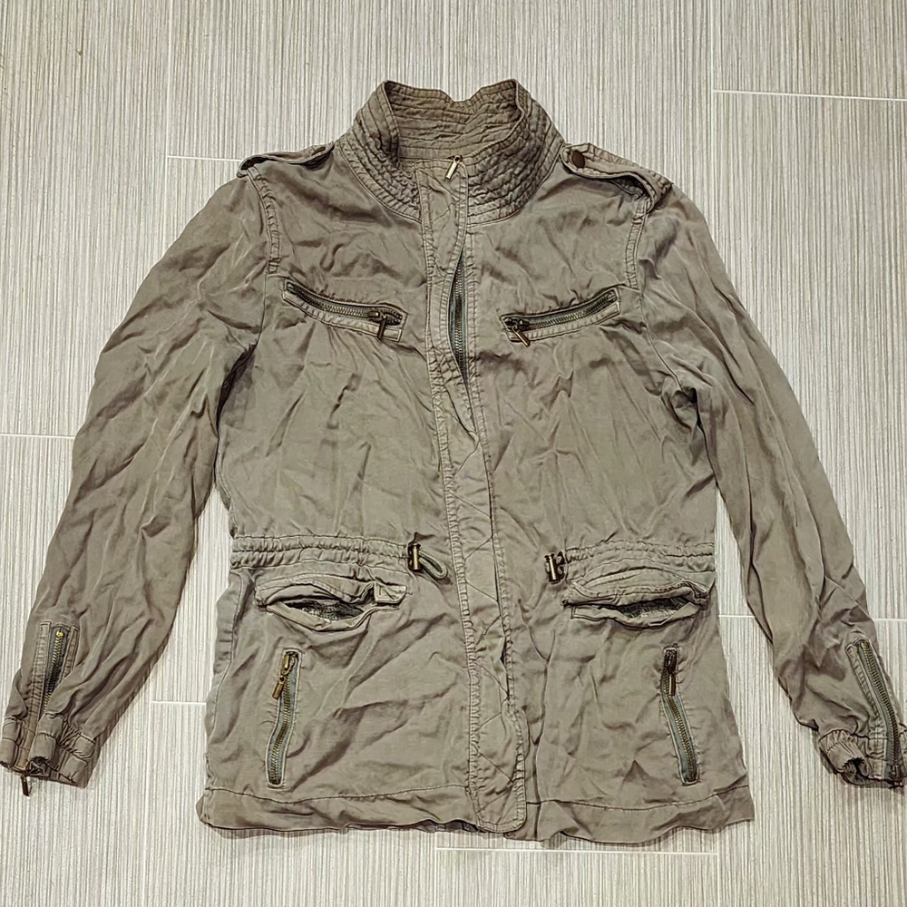 Altar'd State Olive Green Utility Jacket, Size M